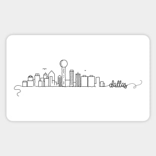 Dallas City Signature Magnet